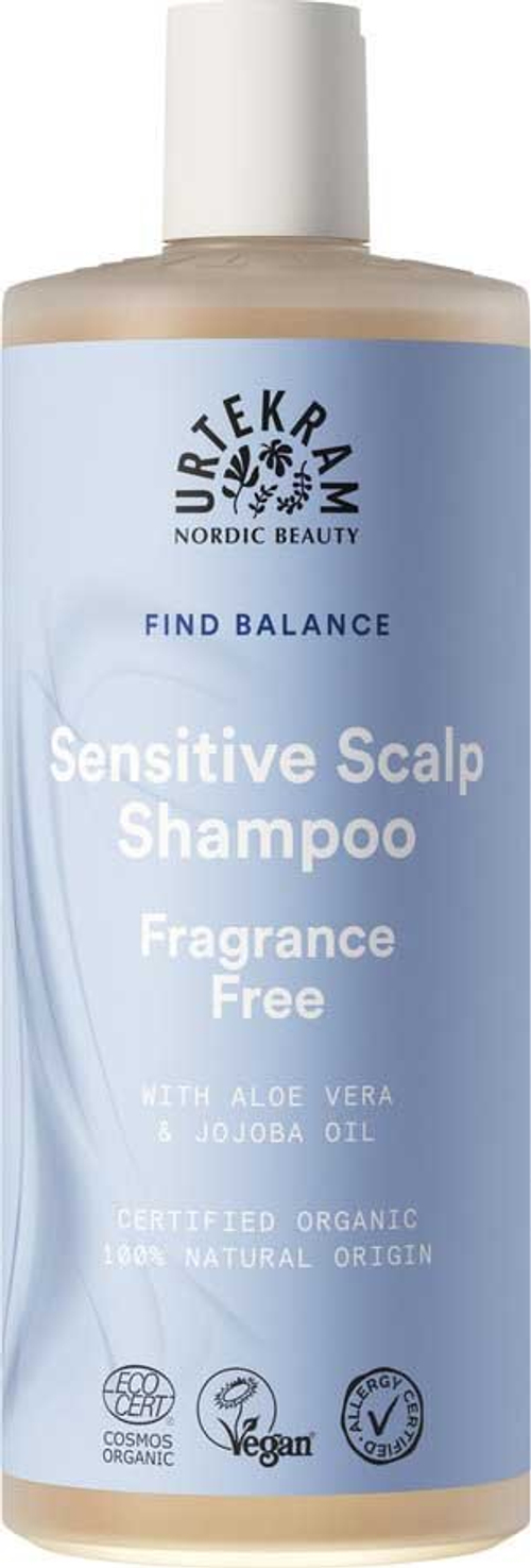 Шампунь Fragrance Free Sensitive Shampoo (без отдушек) Urtekram, 500 мл