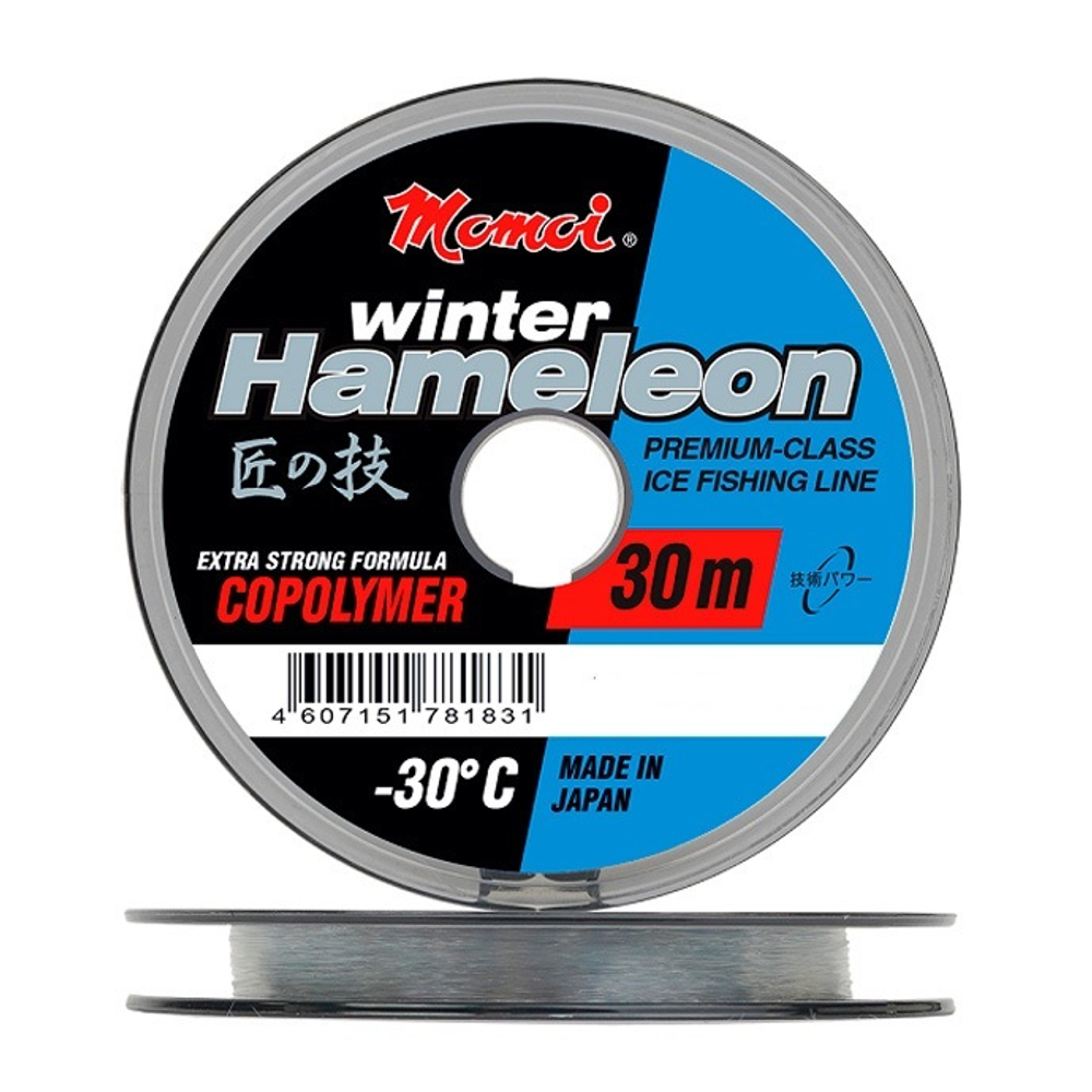 Леска Hameleon Winter 0,11 мм., 1,4 кг, 30 м, прозрачная