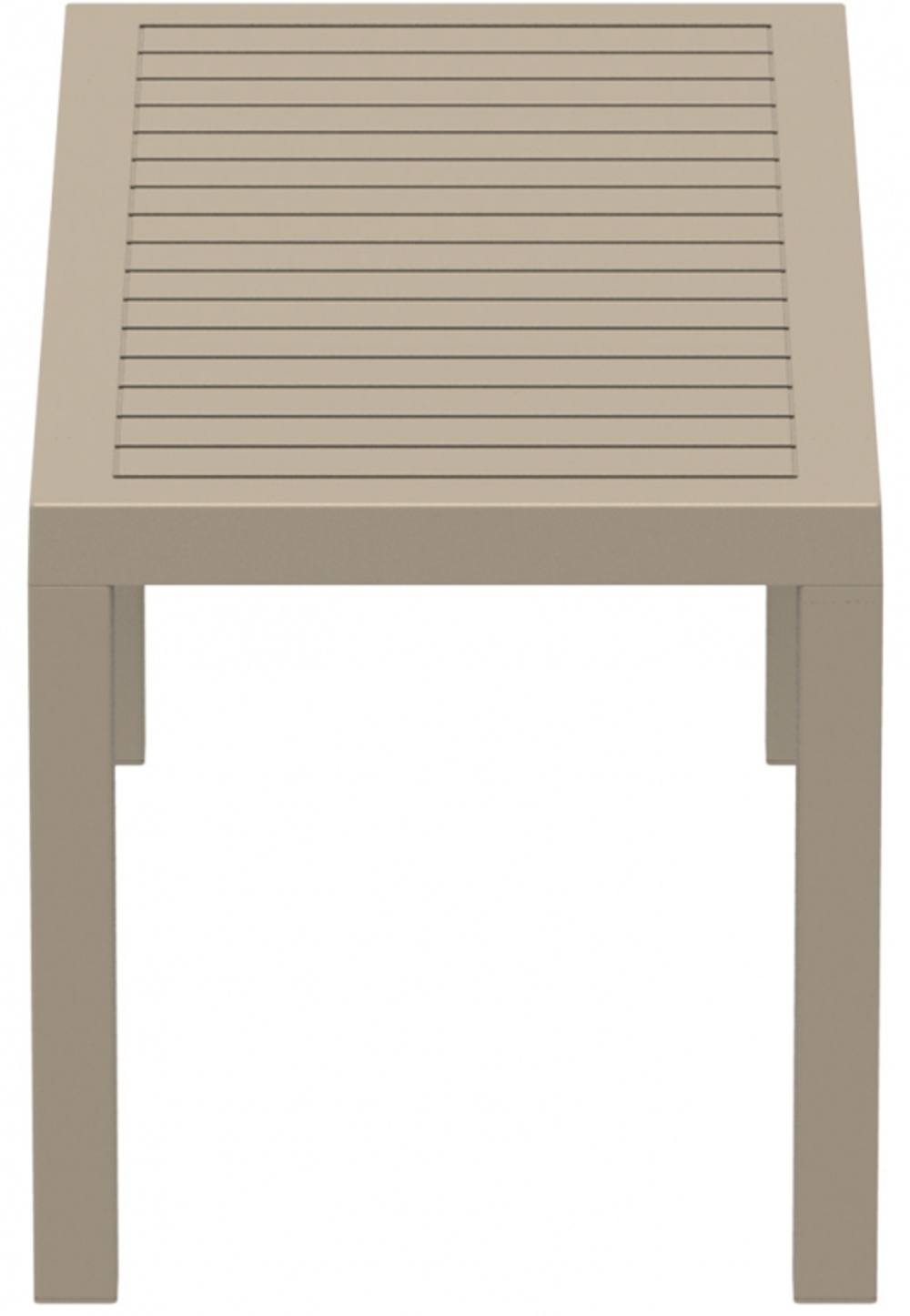 Столик пластиковый журнальный Siesta Contract Ocean Table, бежевый