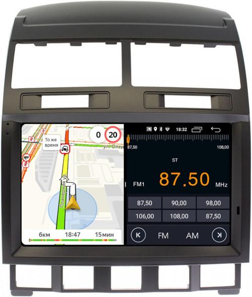 Магнитола для Volkswagen Touareg 2002-2010 - Parafar PF049FHD на Android 13, CarPlay, 4G SIM-слот