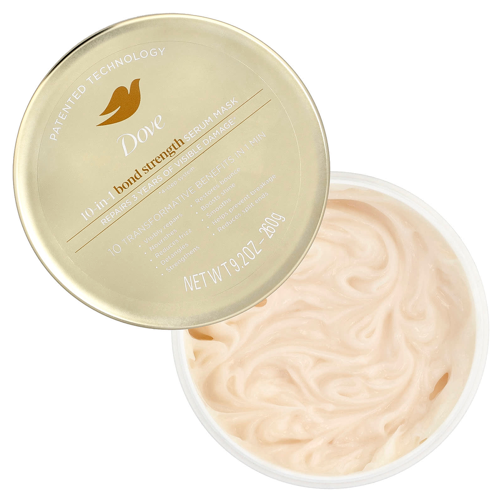 Dove, Bond Strength, сывороточная маска для лица 10 в 1, 260 г (9,2 унции)