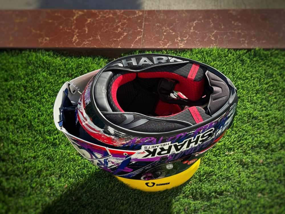 AERON GP FIM RACING #1 REPLICA ZARCO SIGNATURE Carbon White Violet
