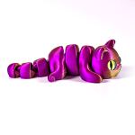 Мини котёнок игрушка антистресс, 10 см., фиолетово-золотой