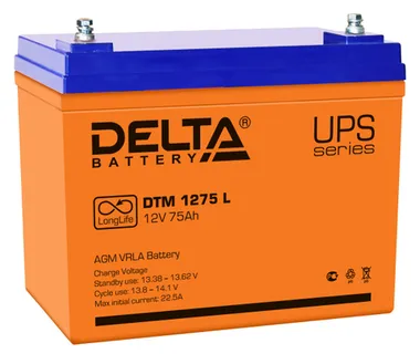 Аккумуляторы Delta DTM 1275 L - фото 1