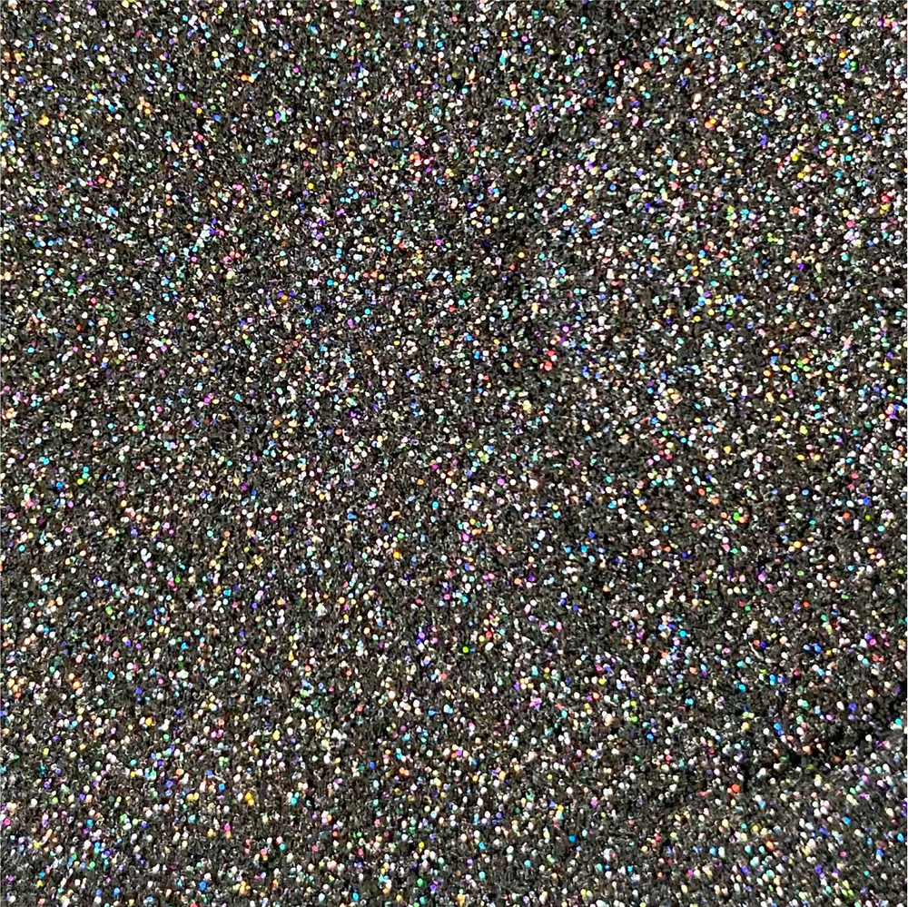 Глиттер мелкий Holographic Black Silver, 25гр