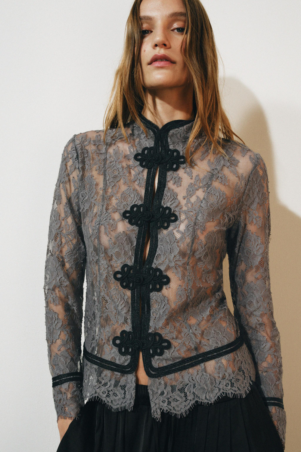 РУБАШКА С КЛЕВАНТАМИ ZW COLLECTION — ZARA