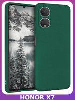 Мягкий Soft Touch чехол из силикона для HONOR X7 (не 7a,7b,7c) с бархатной подкладкой