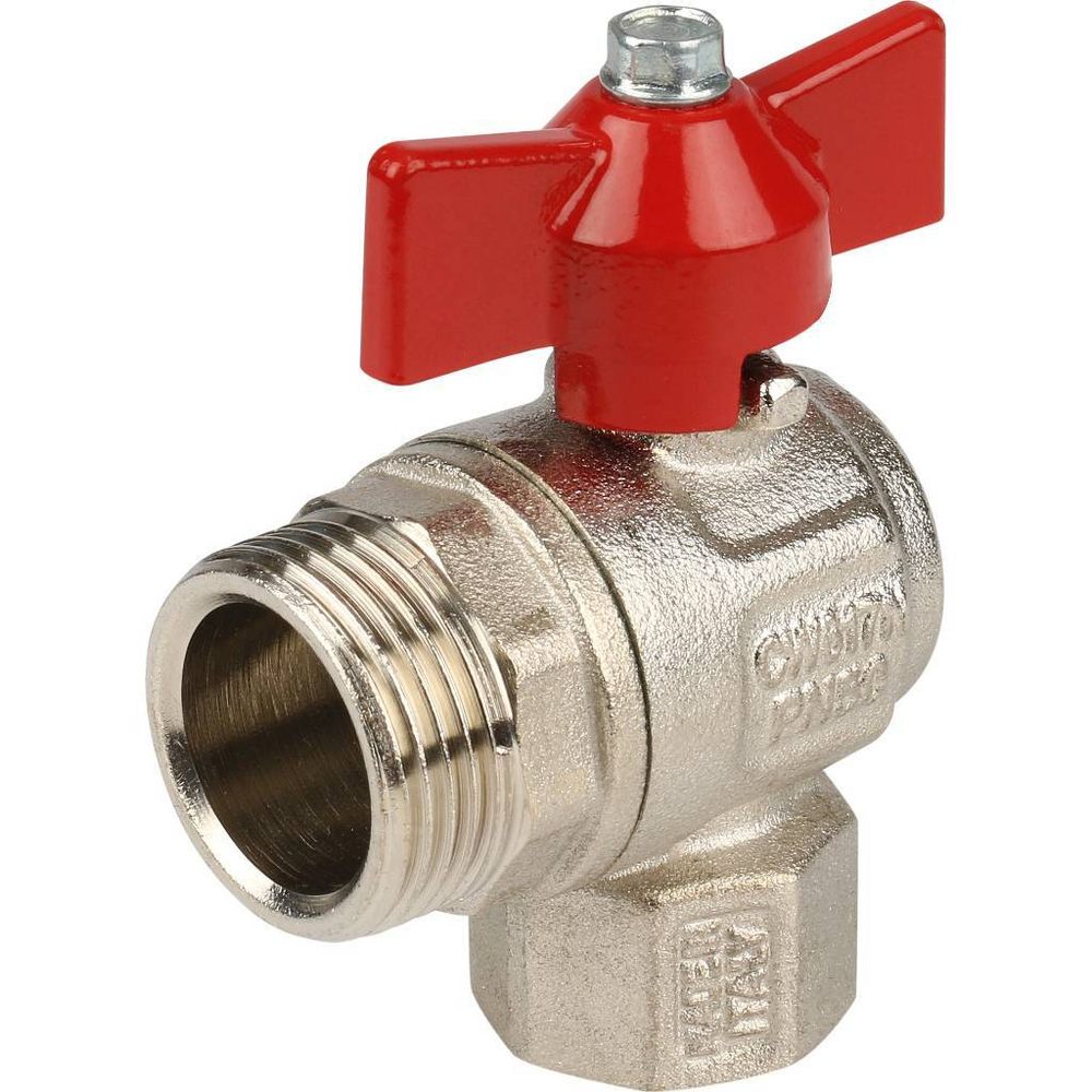Кран шаровой ITAP IDEAL 1/2" угловой с американкой (бабочка)