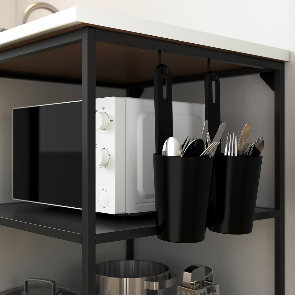 IKEA ENHET  (ИКЕА ЕНХЕТ)  -  Крючок - антрацит 6х24 мм