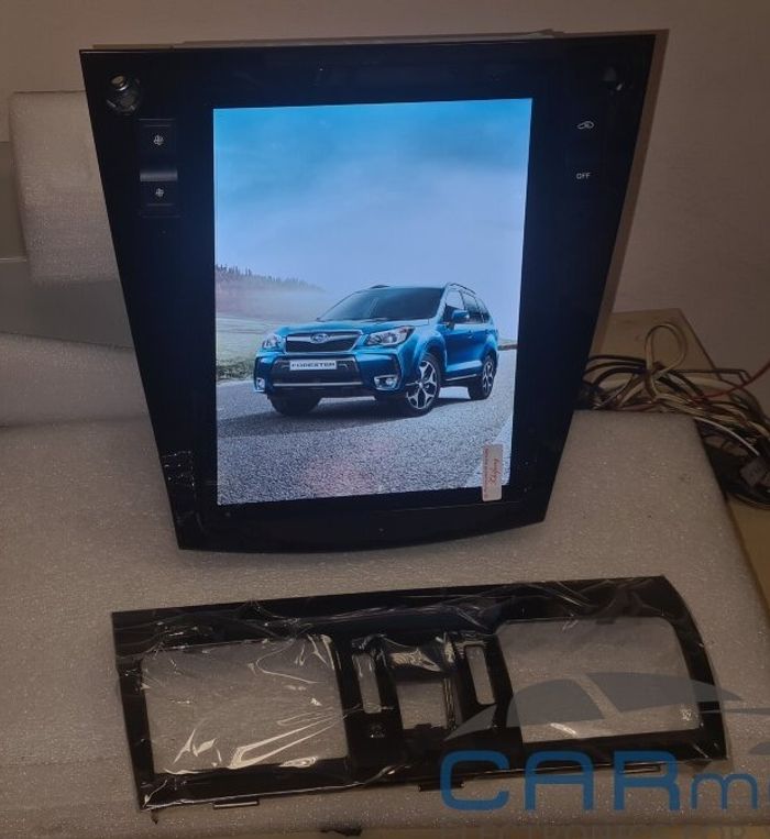 Магнитола для Subaru 2012-2018 Forester 4 SJ, Impreza GJ, XV GP - Kuberg ZF-1072-Q6 вертикальный монитор 10.4" в стиле "Тесла" на Android 11, Snapdragon, CarPlay, 4G SIM-слот