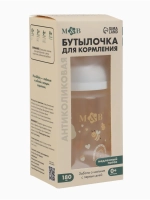 Бутылочка для кормления, широкое горло +0мес., 180 мл