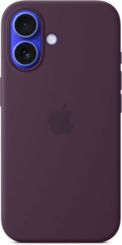 Чехол Apple для iPhone 16 Silicone with MagSafe, сливовый