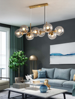 Pendant design lamp    (Black/Clear)Tongay