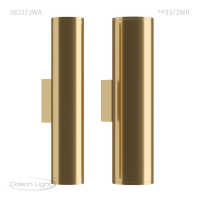 3833/2WB HIGHTECH ODL20 445 золотистый/металл Настенный светильник E27, LED max 7W 220V DARIO