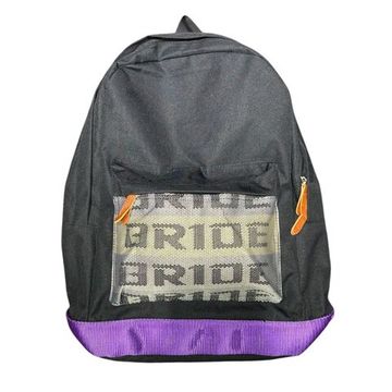 JDM рюкзак Bride ремни Takata фиолетовые