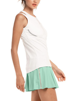 Женский топ теннисный Lucky in Love Avant Garde 1.0 Architect Bralette Tank - белый