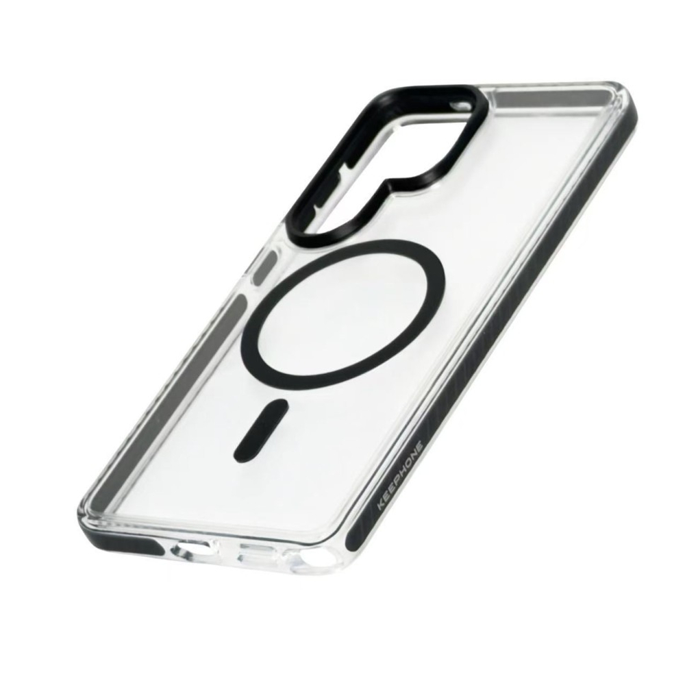 Накладка для Samsung Galaxy S26 Ultra Keephone Shockstar MagSnap черно-прозрачный