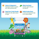 NaturesPlus, Animal Parade®, жевательная добавка с кальцием для детей, ванильное мороженое, 90 таблеток в форме животных