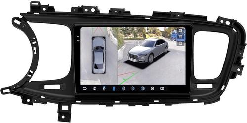 Магнитола для KIA Optima 3 TF 2013-2015 - FarCar BX9-360-7099F2 монитор 9.5" 2K QLED на Android 13, Быстрая, CarPlay, 4G SIM-слот, 4 камеры в комплекте