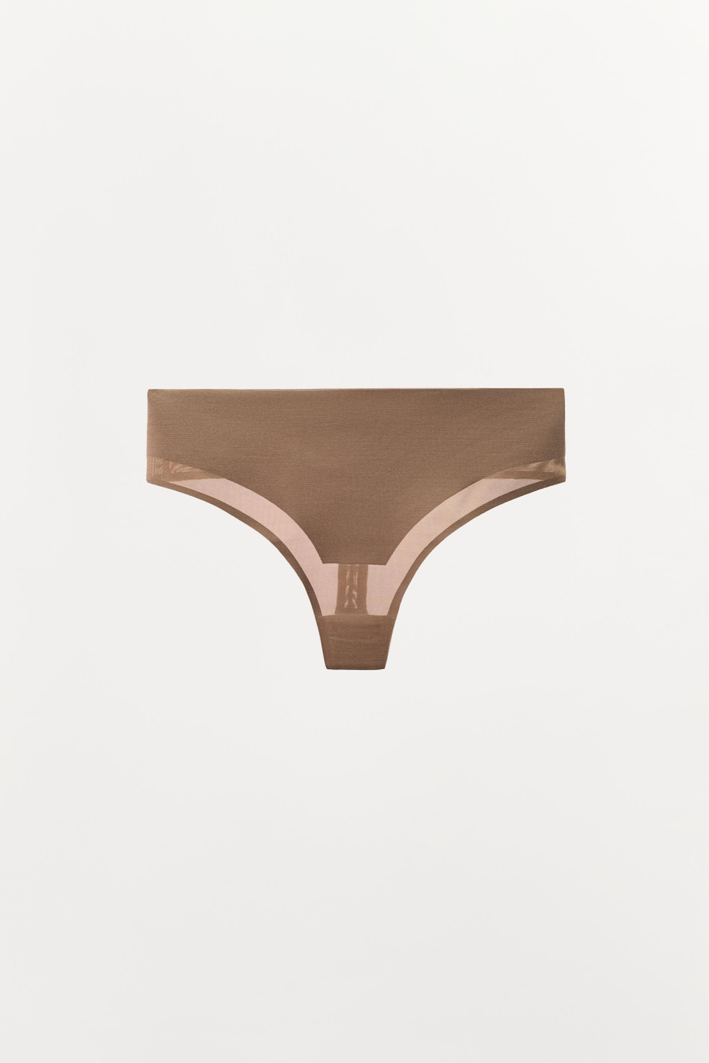 ТАНГА С ШИРОКИМ ПОЯСОМ ИЗ ПОЛИАМИДА — ZARA