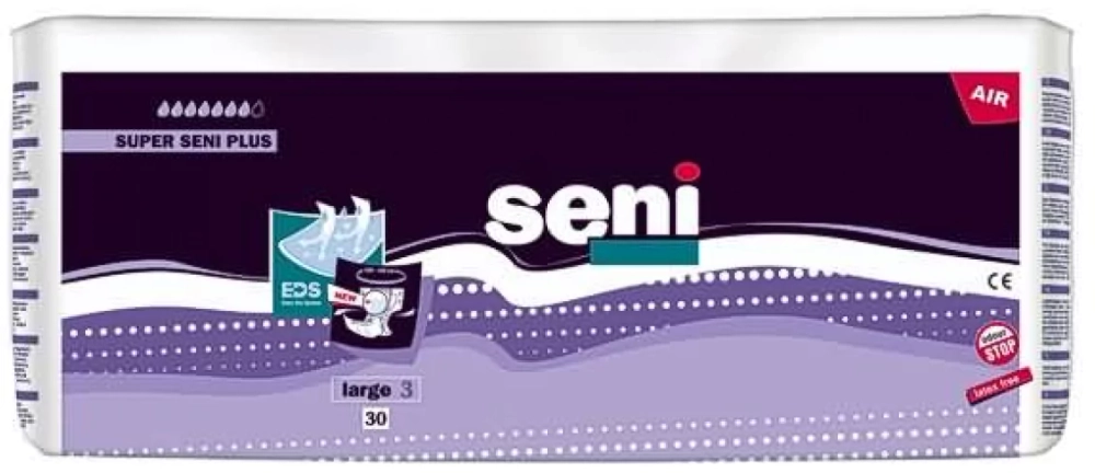Подгузники ночные Super Seni Plus, размер L (30 шт)