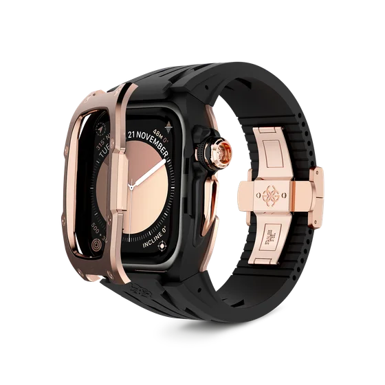 Корпус для Apple Watch RSTIII46 - Розовое золото/Сталь