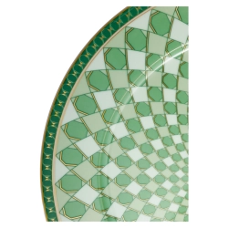 Набор из 2-х тарелок Rosenthal Swarovski "Signum Green" 18см