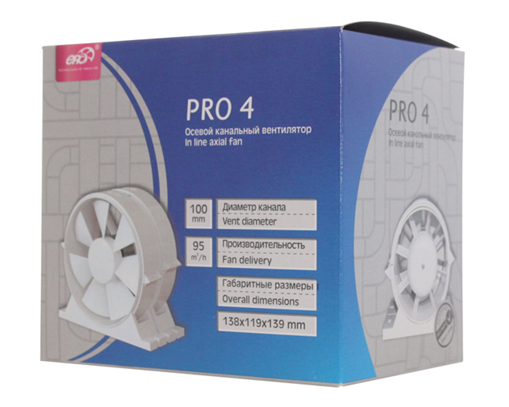 Канальный вентилятор Эра PRO 6 D 160