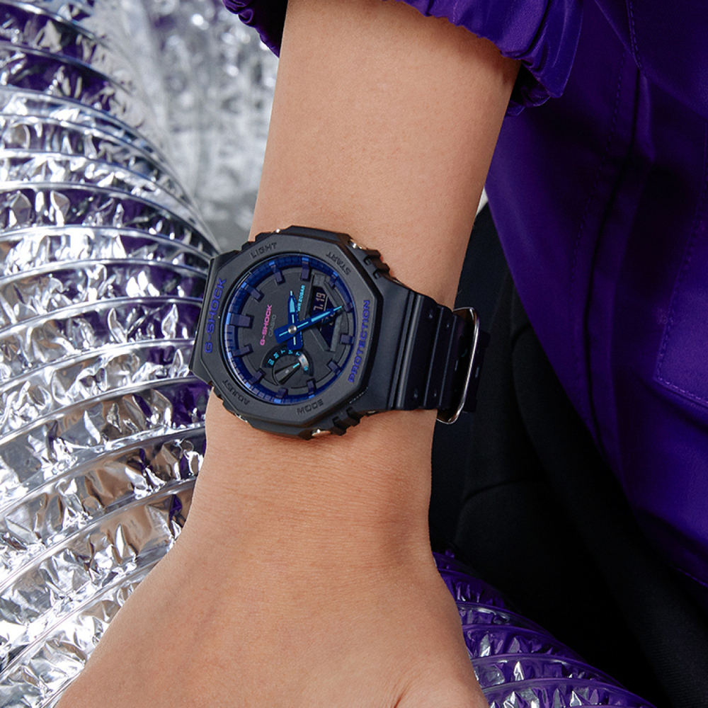 Часы G-SHOCK CITY BATTLE, GA-2100VB-1APR