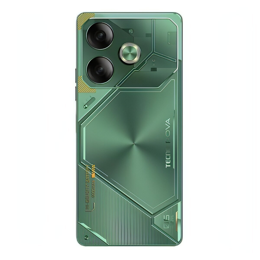 Смартфон Tecno POVA 6 12/256Gb, 2 nano SIM, 6.78", AMOLED, Green