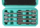 Набор головок TORX 3/8", 110мм, T25-60, 7шт, пластиковый кейс, СrV Sturm! — фото 3