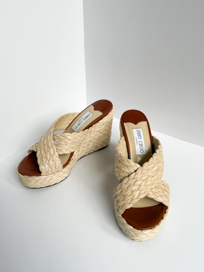 Плетёные сабо Jimmy Choo, 37,5