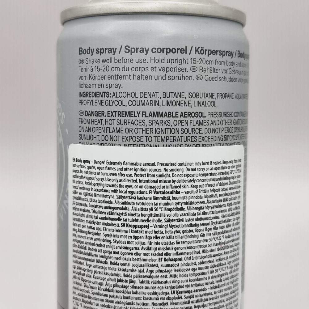 Део-спрей для тела мужской Superdry запах мха, воды и пачули, веганский, 200 мл (из Финляндии)