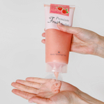 Скраб-щербет для тела с солью Тихого океана и малиной Enhel Beauty