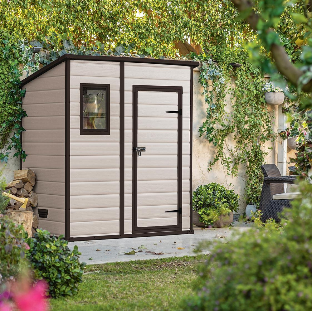 Пластиковый сарай Keter Manor Pent 6x4 beige