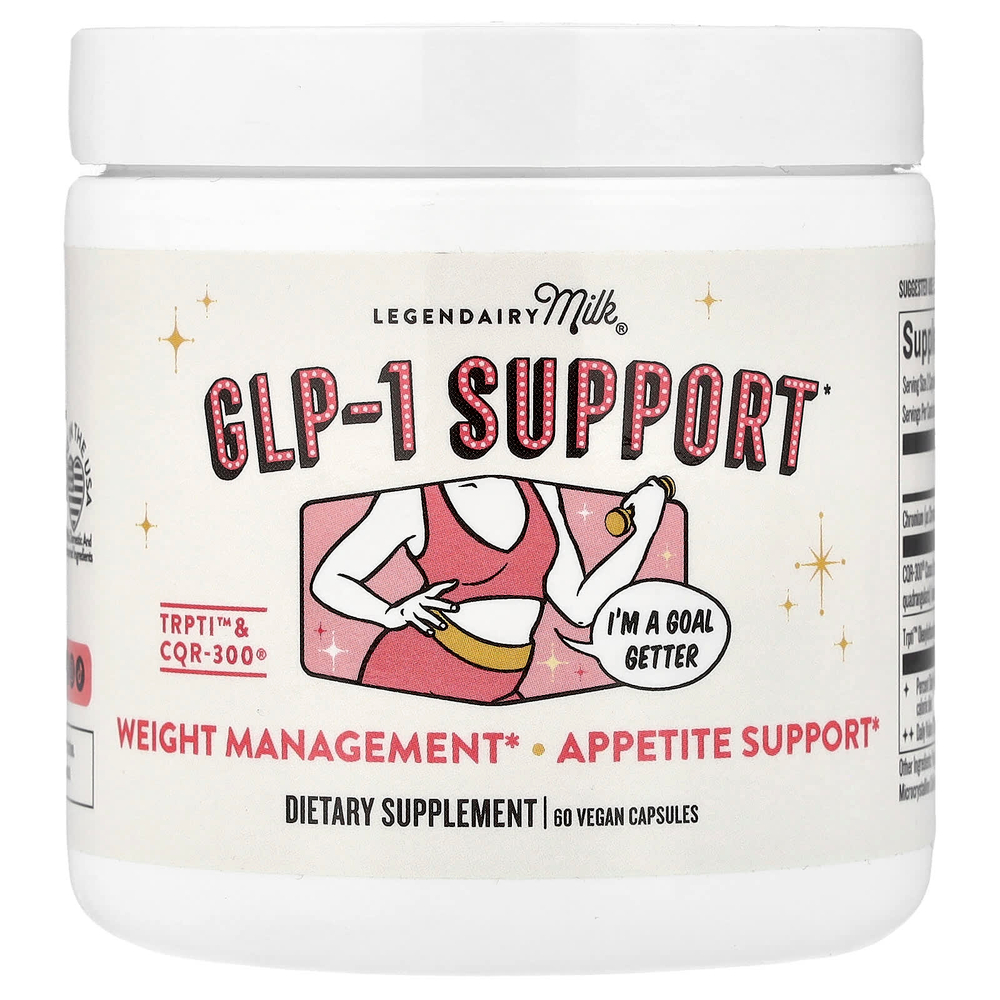 Legendairy Milk, GLP-1 Support, 60 веганских капсул