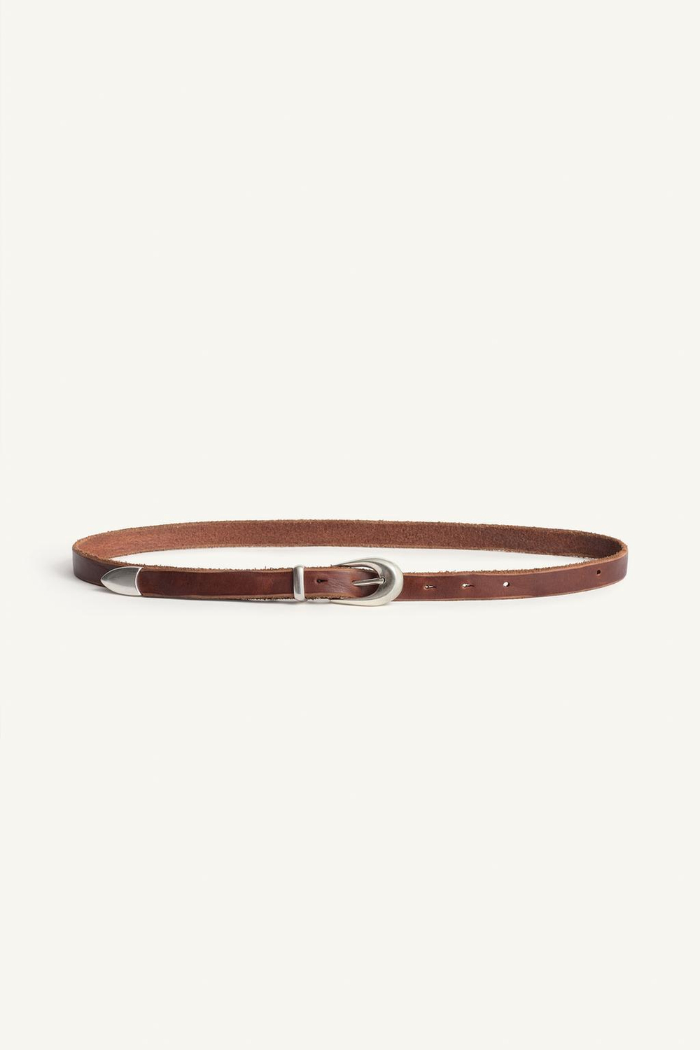 ZARA КОЖАНЫЙ РЕМЕНЬ, КОРИЧНЕВЫЙ