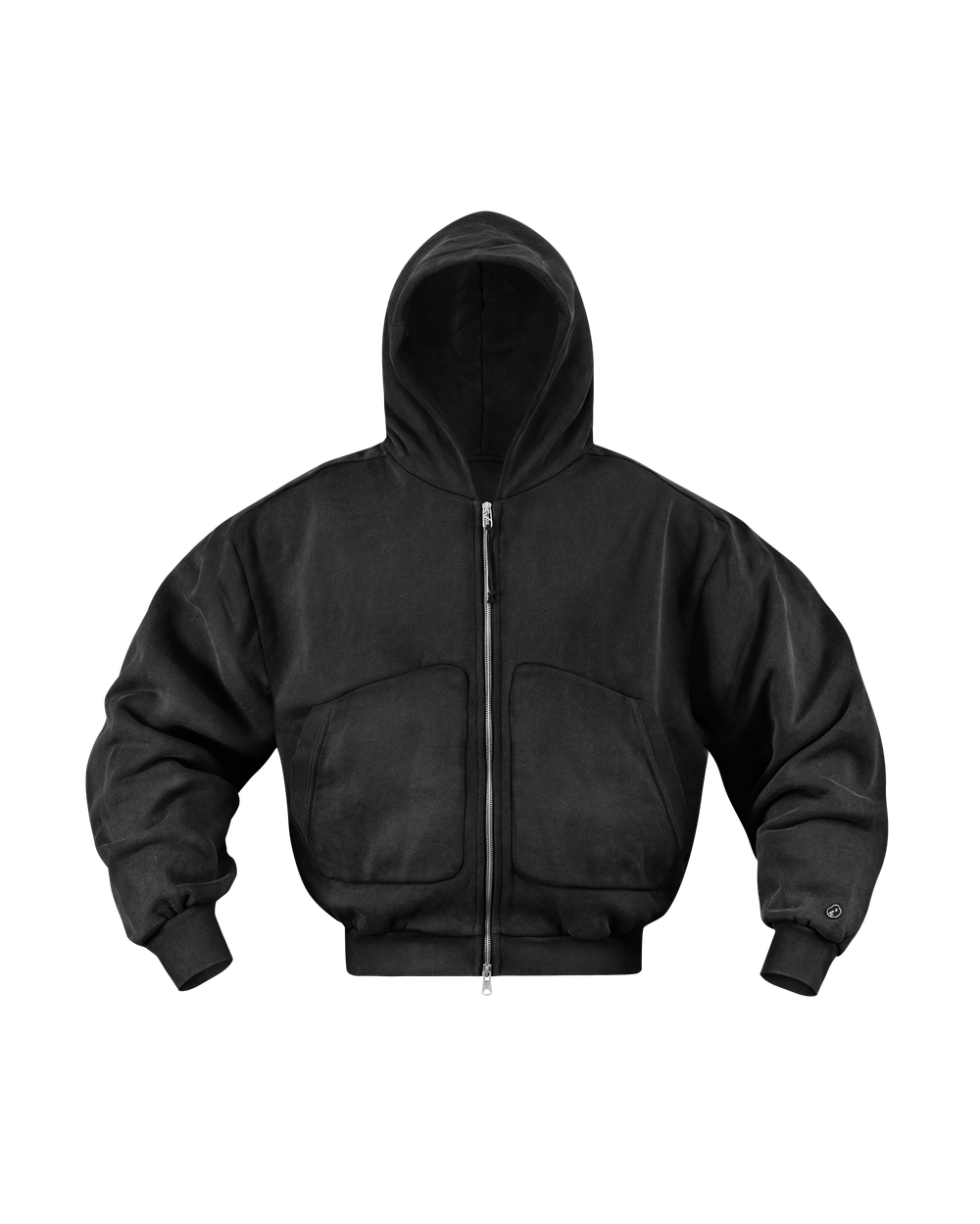 RELAXED zip-up hoodie