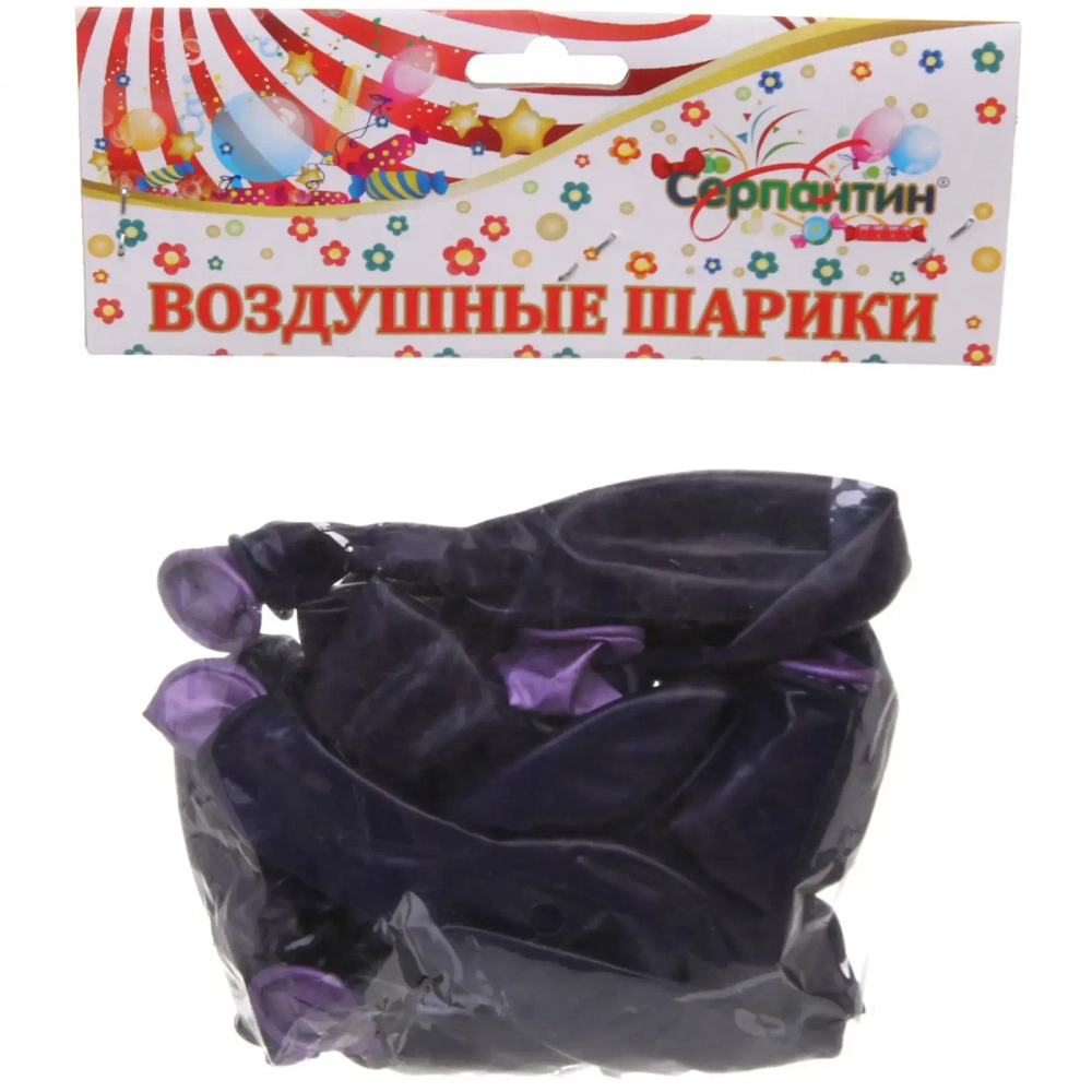 Воздушные шары «Фантазия» 10шт 12»/30см синий