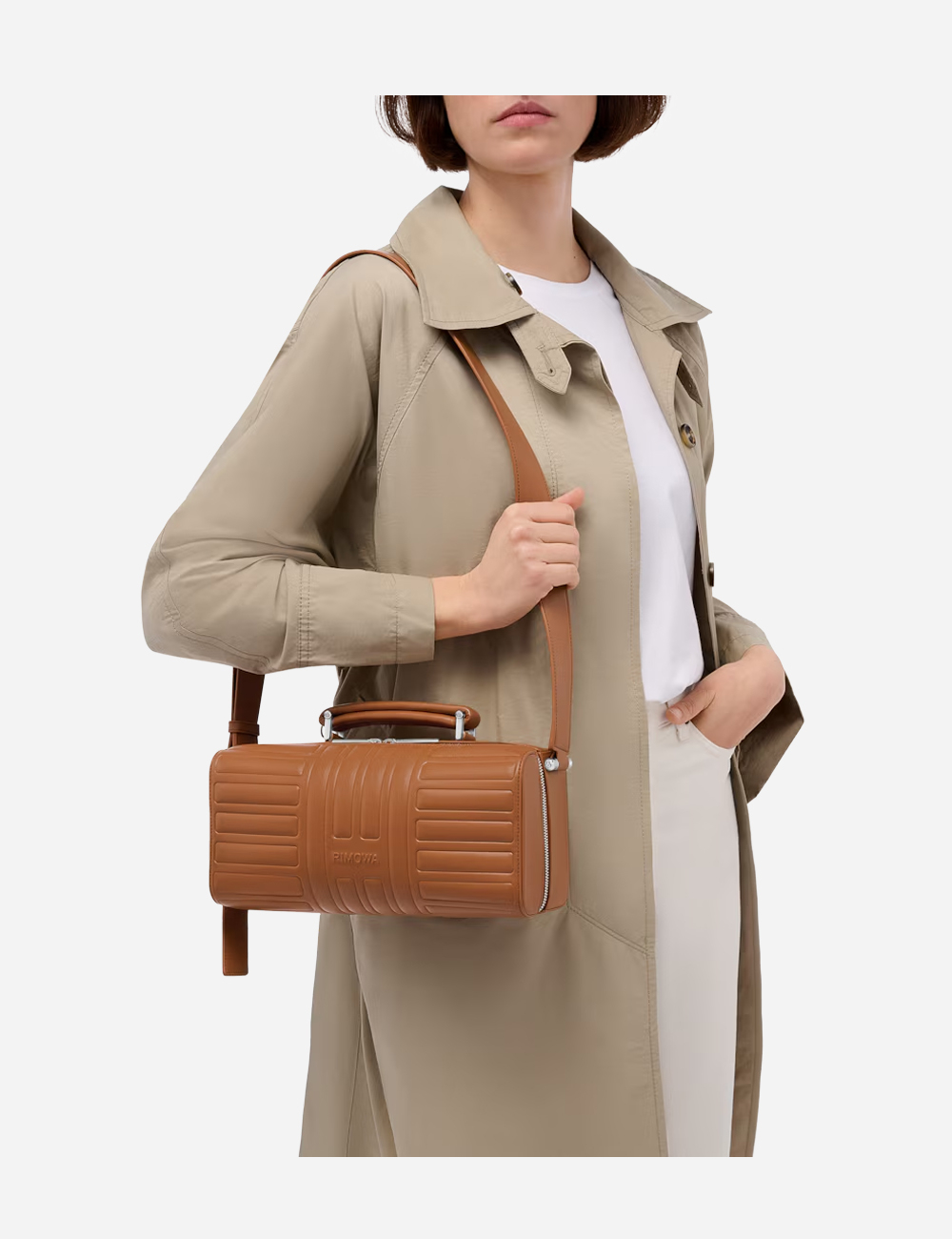 Сумка Rimowa Groove Cross-Body Leather Bag Large "Cognac brown"