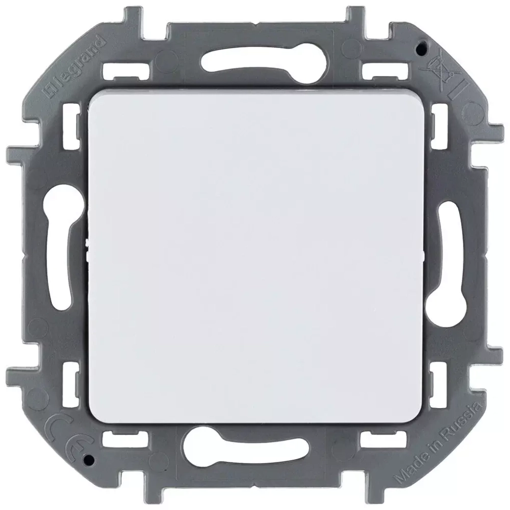 INSPIRIA Кнопка 1-кл. белый 673690