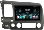 Магнитола для Honda Civic 8 4d 2005-2012 (левый руль) - FarCar S280 монитор 9.5" IPS на Android 13, CarPlay