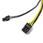 12 шт. Удлинитель PCI-E (8 pin), 20 см, для майнинга, для видеокарты, 8-контактный кабель, PCI Express, провод питания