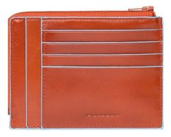 Чехол для кредитных карт Piquadro Blue Square оранжевый кожа (PU1243B2R/AR)