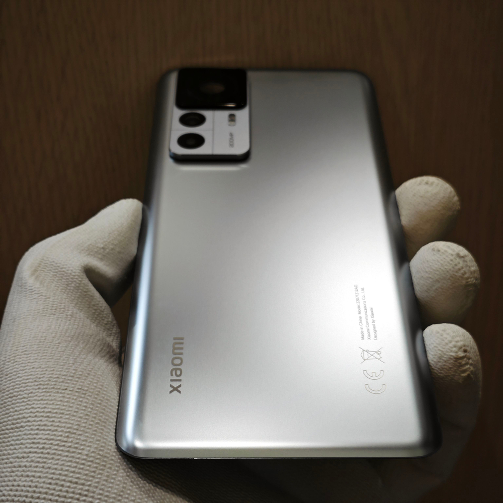 Задняя крышка ORIGINAL для Xiaomi 12T Pro 22081212UG - ( заднее стекло ) цвет: Серебристый