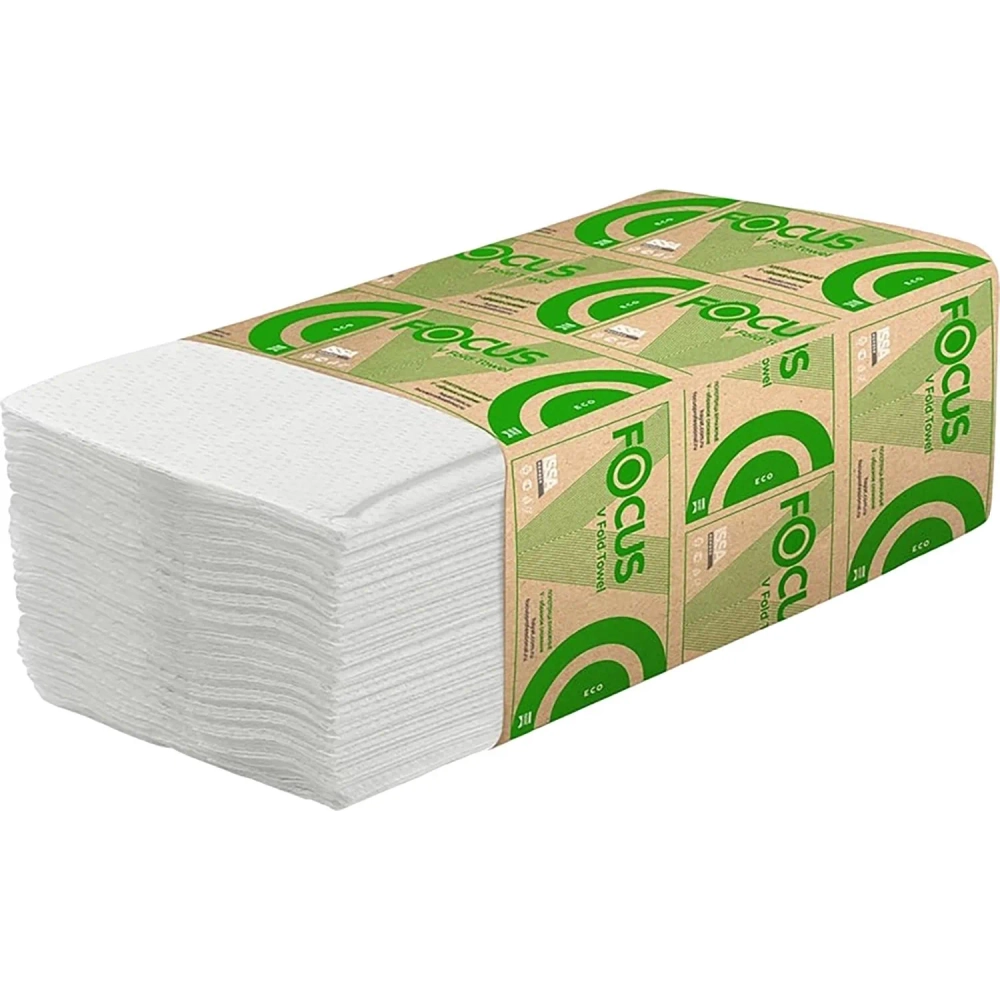 Полотенца бумажные д/дисп FocusEcoVсл 1сл 250л15пач/уп_5083742/50