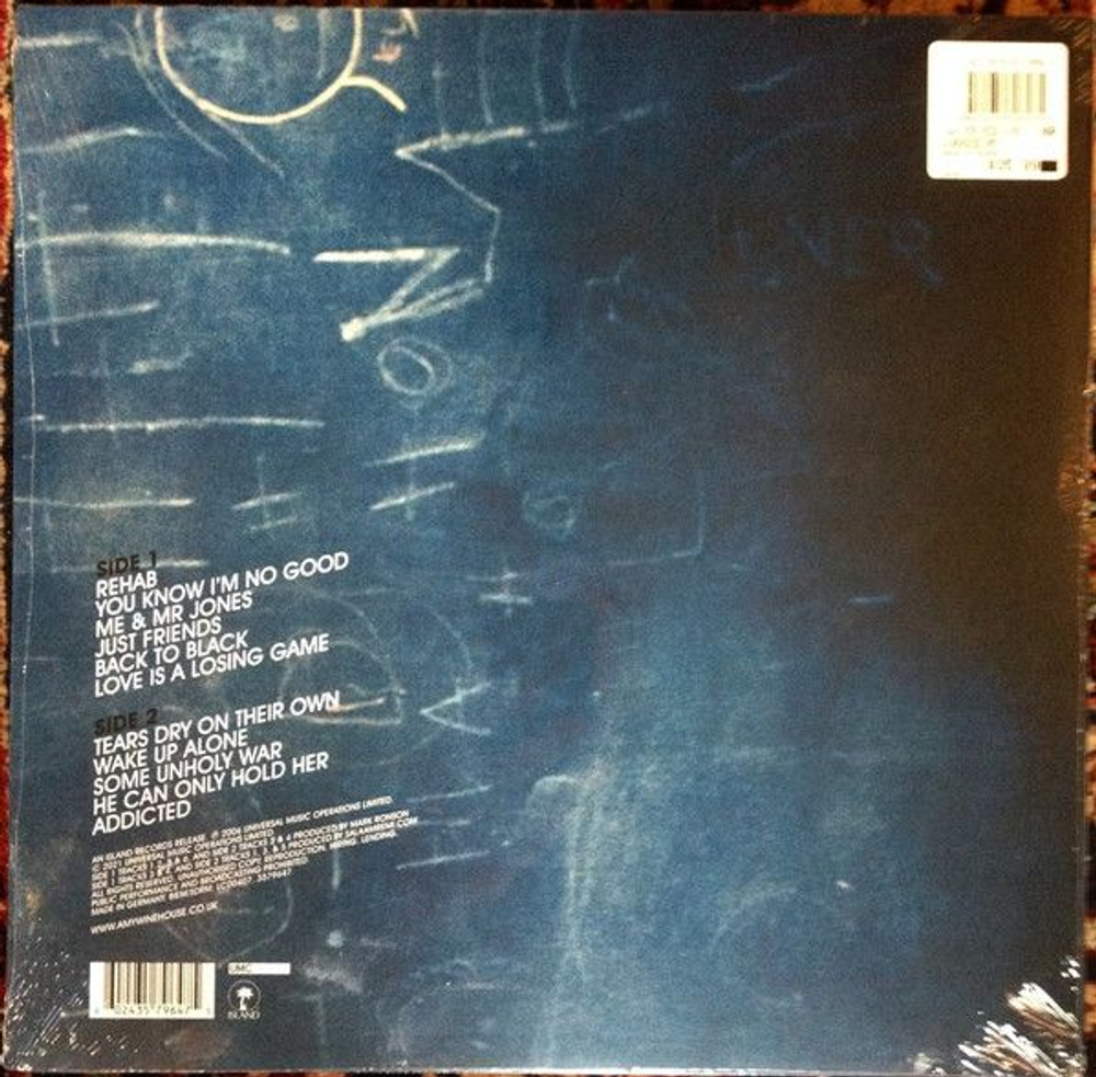 Amy Winehouse — Back To Black (LP)