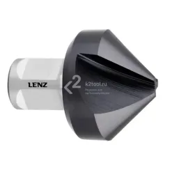 Зенковка по металлу LENZ 90° с покрытием TiAlN, 25 мм, HSS-XE, Weldon 19, арт. LZSK-025 F