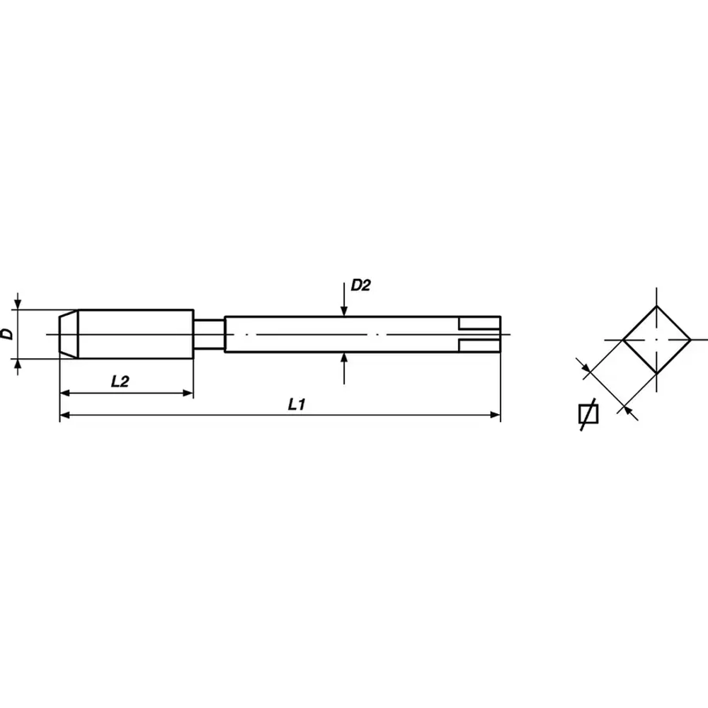 Метчики ручные M4,5х0,75 3Set VÖLKEL 27332