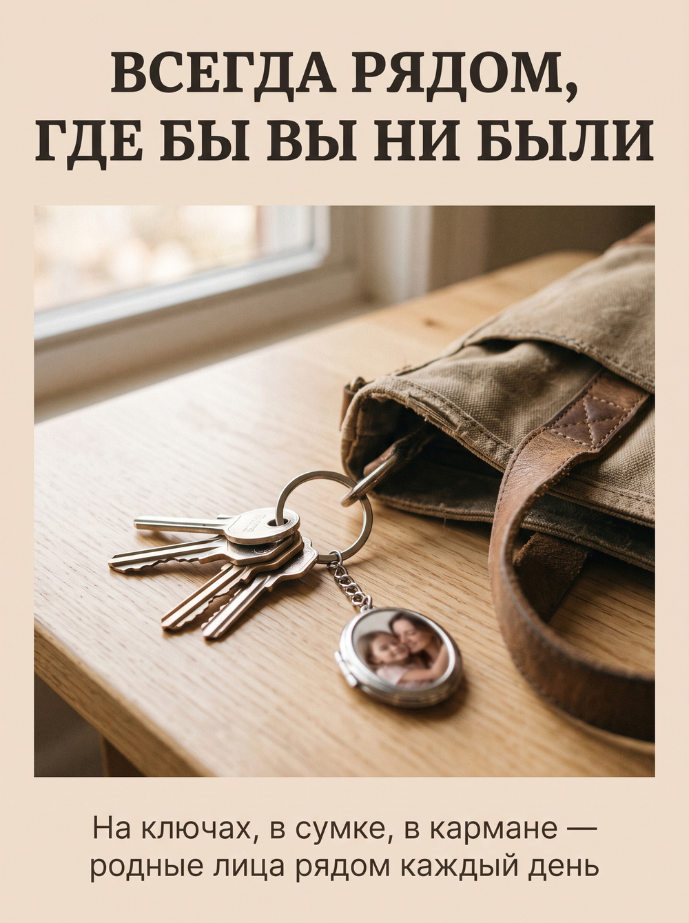 Брелок-зеркальце